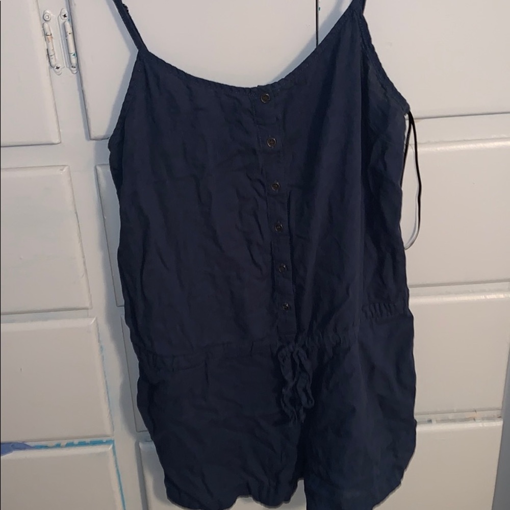 navy blue romper